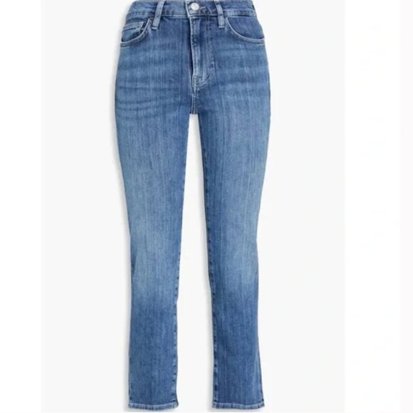 Frame Denim Women's Straight Leg Jeans - Blue - Picture 1 of 6